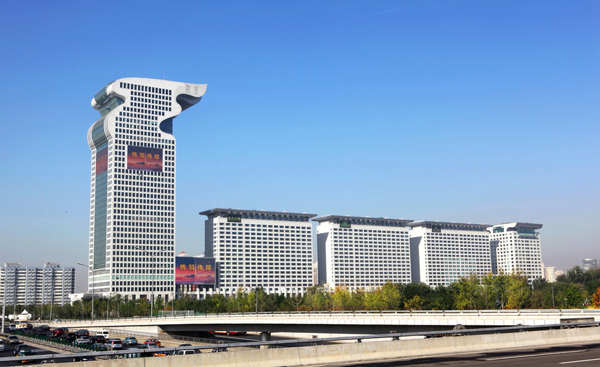 北京盤(pán)古大觀七星酒店不銹鋼污衣槽安裝